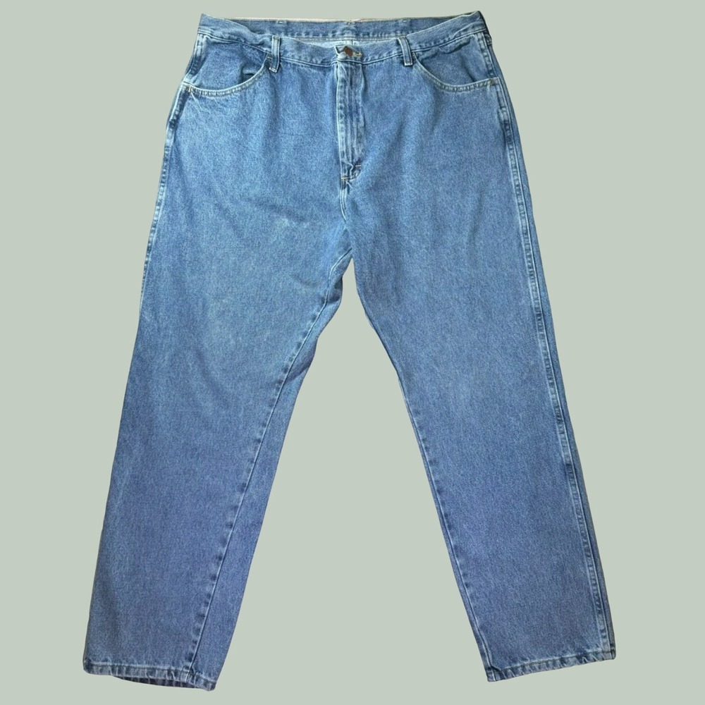 Vintage Maverick Jeans Mens 42x32 (40x30) Light Wash Straight Skate Western 90s